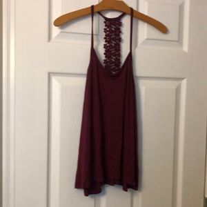 Lace tank top
